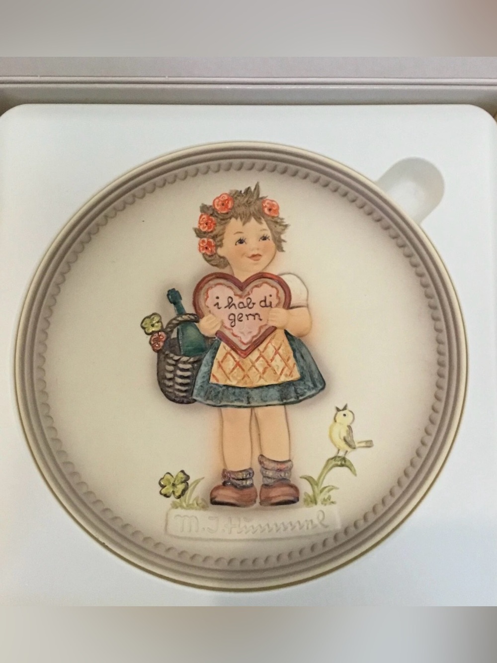 MI Hummel Collectors plate Celebration Series1986 Hum 738 Valentine